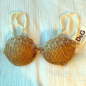 D&G Bra Leopard Print